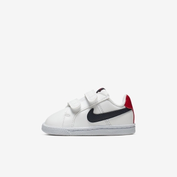 Nike Court Royale - Sneakers - Hvide/Rød/LyseBrune/Obsidian | DK-95331